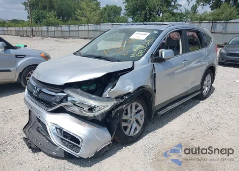 2015 Honda Cr-V Ex-L z USA, uszkodzony, nr VIN 2HKRM4H77FH663839